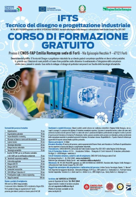 IFTS - TECNICO DEL DISEGNO E PROGETTAZIONE INDUSTRIALE